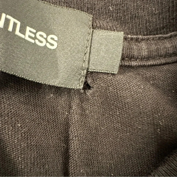 Talentless Raw hem men's size large black t-shirt - Picture 4 of 4